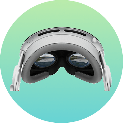 Apple Vision Pro headset.